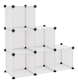 Cubes de rangement 6 pcs Transparent PP