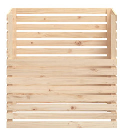 Composteur 100x100x102 cm Bois massif de pin