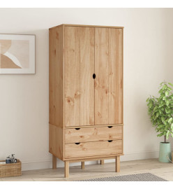 Garde-robe OTTA 76,5x53x172 cm Bois massif de pin