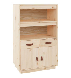 Buffet haut 67x40x108,5 cm Bois massif de pin