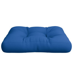 Coussin de palette bleu royal tissu