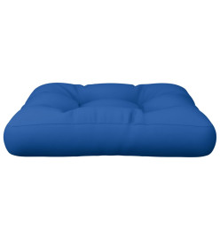 Coussin de palette bleu royal tissu