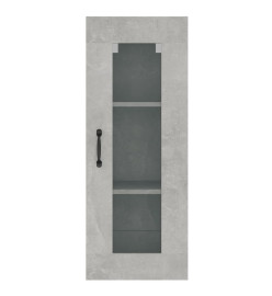 Armoire murale suspendue Gris béton 34,5x34x90 cm