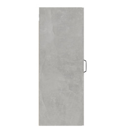 Armoire murale suspendue Gris béton 34,5x34x90 cm