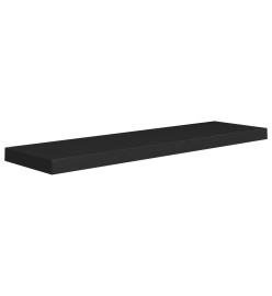 Étagères murales flottantes 4 pcs Noir 90x23,5x3,8 cm MDF