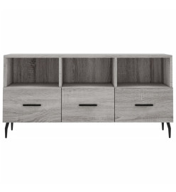 Meuble TV sonoma gris 102x36x50 cm bois d'ingénierie