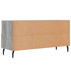 Meuble TV sonoma gris 102x36x50 cm bois d'ingénierie