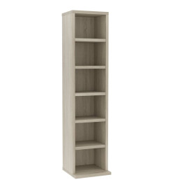 Armoire à CD Chêne sonoma 21x20x88 cm Bois d'ingénierie