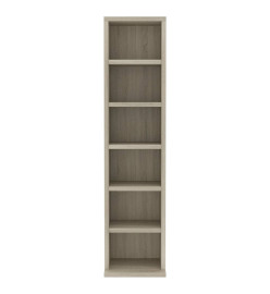 Armoire à CD Chêne sonoma 21x20x88 cm Bois d'ingénierie