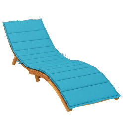 Coussin de chaise longue turquoise tissu oxford