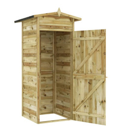 Abri de stockage pour jardin Pin Imprégné 100 x 100 x 210 cm