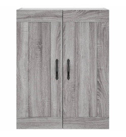 Buffet haut Sonoma gris 69,5x34x180 cm Bois d'ingénierie