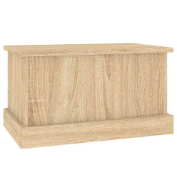 Boîte de rangement chêne sonoma 50x30x28 cm bois d'ingénierie