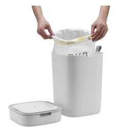 EKO Poubelle à capteur Morandi Smart 12 L Blanc