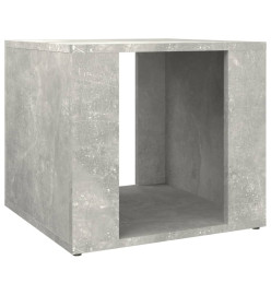 Table de chevet Gris béton 41x40x36 cm Bois d'ingénierie