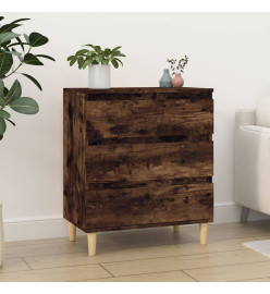 Buffet Chêne fumé 60x35x70 cm Bois d'ingénierie