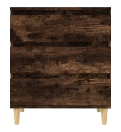 Buffet Chêne fumé 60x35x70 cm Bois d'ingénierie