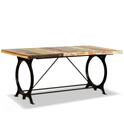 Table de salle à manger Bois de récupération massif 180 cm