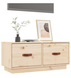 Meuble TV 80x34x35 cm Bois de pin massif