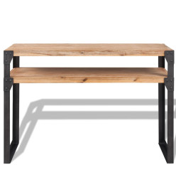 Table console Bois d'acacia massif 120 x 40 x 85 cm