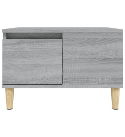 Table basse sonoma gris 55x55x36,5 cm bois d'ingénierie