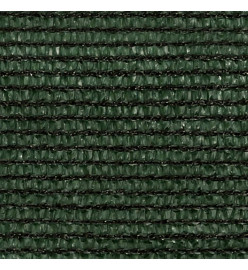 Voile d'ombrage 160 g/m² Vert foncé 5x5x6 m PEHD