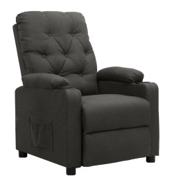 Fauteuil Gris foncé Tissu