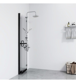 Paroi de douche pliable Verre ESG transparent 120x190 cm