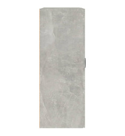 Armoire murale suspendue Gris béton 69,5x32,5x90 cm