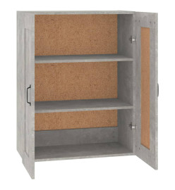 Armoire murale suspendue Gris béton 69,5x32,5x90 cm