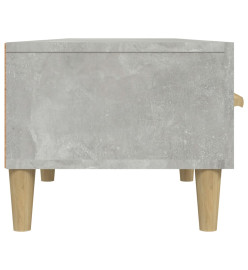 Meuble TV Gris béton 150x34,5x30 cm Bois d'ingénierie