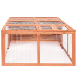 Cage pour animaux de jardin 150x100x50 cm Bois de sapin massif