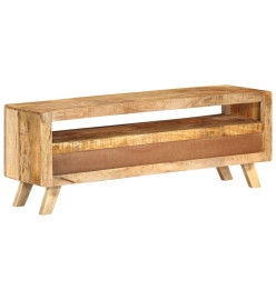 Meuble TV 110x30x40 cm Bois massif de manguier