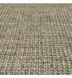 Tapis Sisal naturel 80x300 cm Taupe