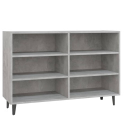 Buffet Gris béton 103,5x35x70 cm Aggloméré