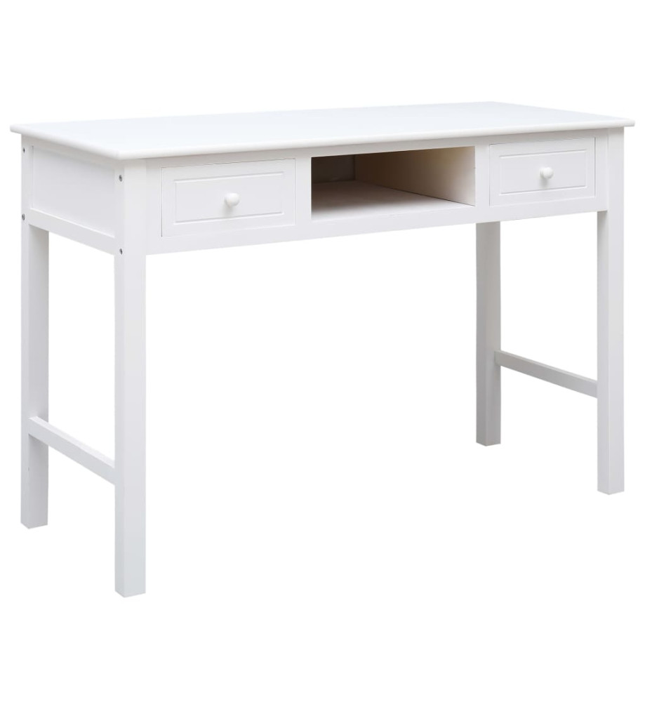 Bureau Blanc 110 x 45 x 76 cm Bois