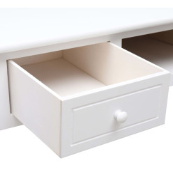 Bureau Blanc 110 x 45 x 76 cm Bois