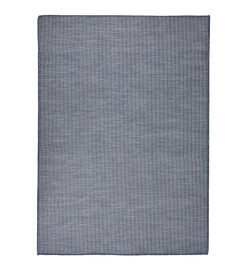 Tapis à tissage plat d'extérieur 200x280 cm Bleu