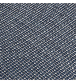 Tapis à tissage plat d'extérieur 200x280 cm Bleu