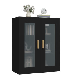 Armoire murale suspendue Noir 69,5x34x90 cm