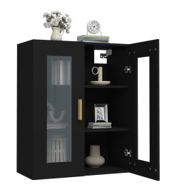 Armoire murale suspendue Noir 69,5x34x90 cm