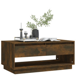 Table basse Chêne fumé 102,5x55x44 cm Aggloméré