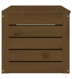 Boîte de rangement Marron miel 109x36,5x33 cm Bois massif pin