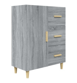 Buffet sonoma gris 69,5x34x90 cm bois d'ingénierie