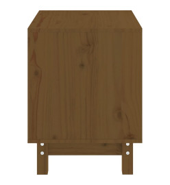 Niche pour chien Marron miel 50x40x52 cm Bois de pin massif