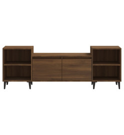 Meuble TV Chêne marron 160x35x55 cm Bois d'ingénierie