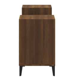 Meuble TV Chêne marron 160x35x55 cm Bois d'ingénierie