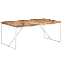 Table à dîner 180x90x76 cm Bois massif d'acacia et de manguier