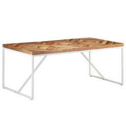 Table à dîner 180x90x76 cm Bois massif d'acacia et de manguier