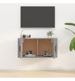 Meuble TV mural Sonoma gris 80x34,5x40 cm